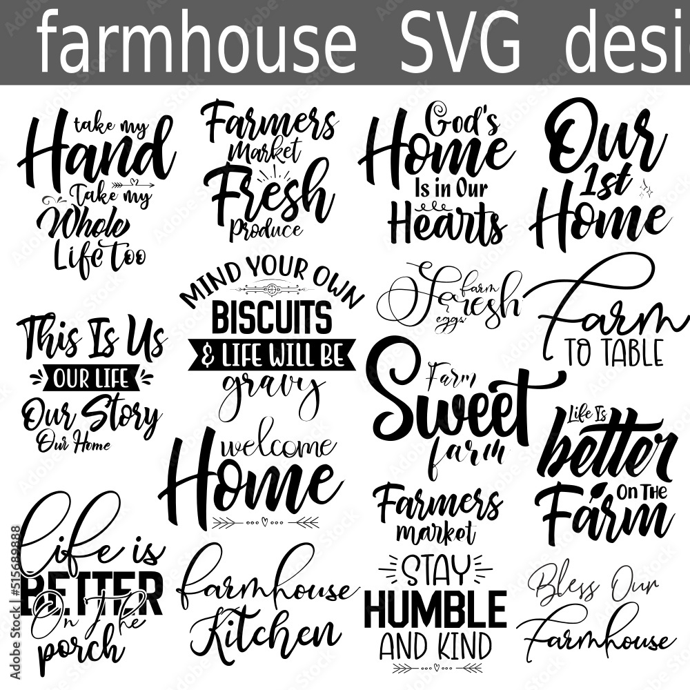 Farmhouse Sign Svg