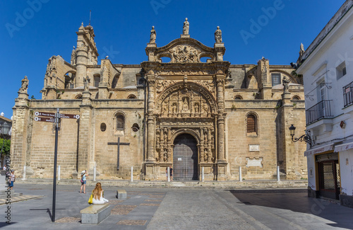 Front of the Priory church in El Puerto de Santa Maria, Spain © venemama