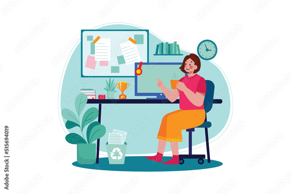 Decorate your workspace from home Decorate your workspace from home