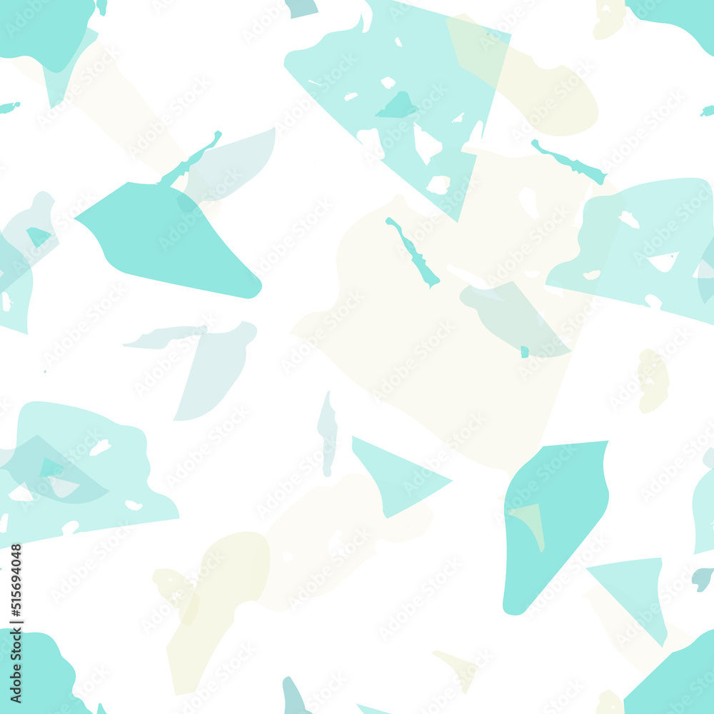 Terrazzo seamless pattern. Pastel venetian Terrazzo seamless pattern. Pastel venetian