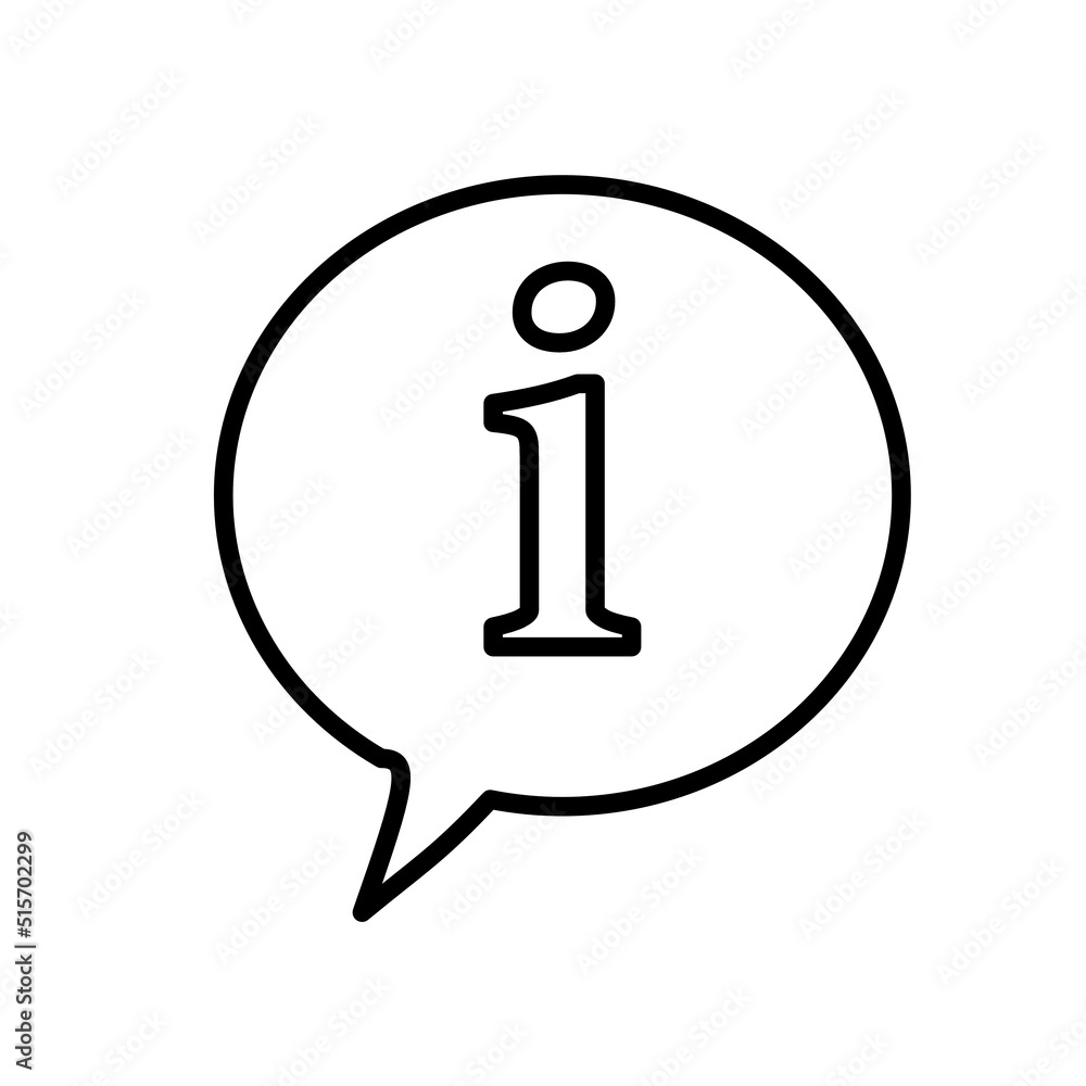 information icon on a white background information icon on a white background