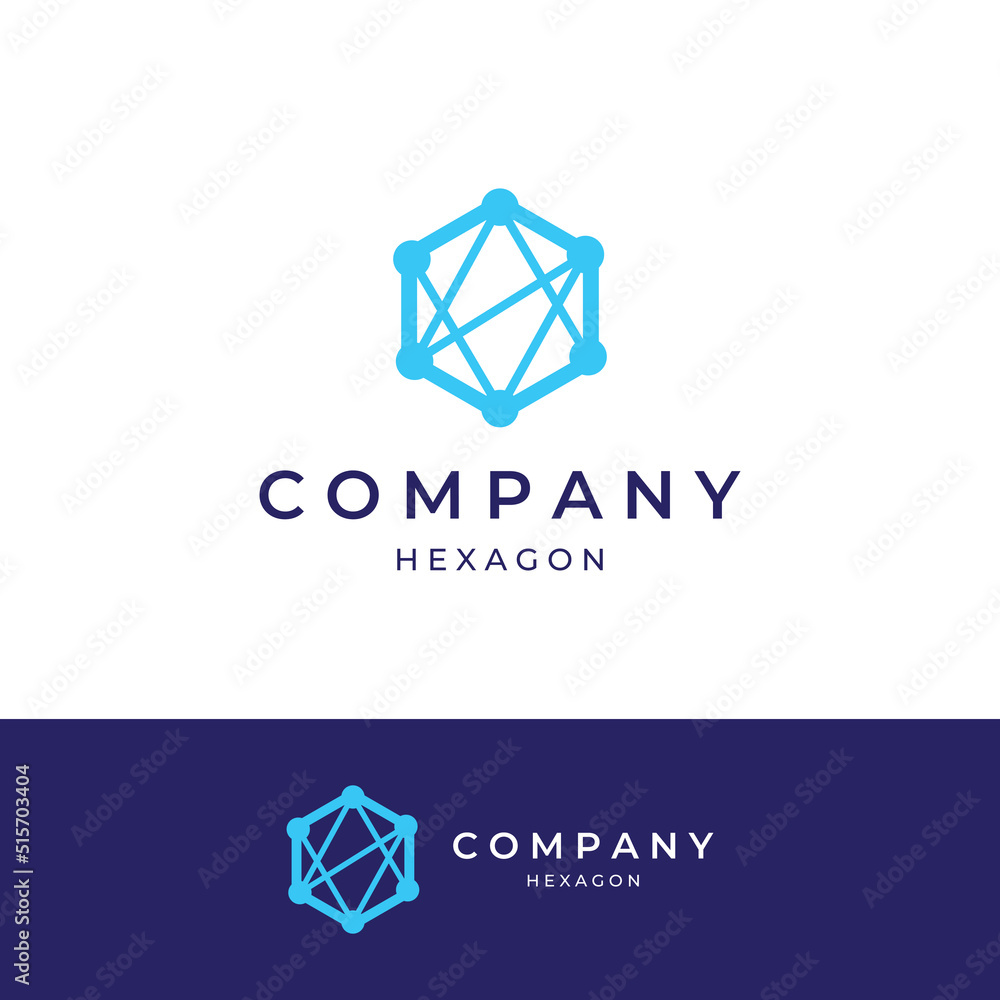 Logo box hexagon or cube and technology hexagon logo creative simple logo.By using modern template vector illustration editing. Logo box hexagon or cube and technology hexagon logo creative simple logo.By using modern template vector illustration editing.