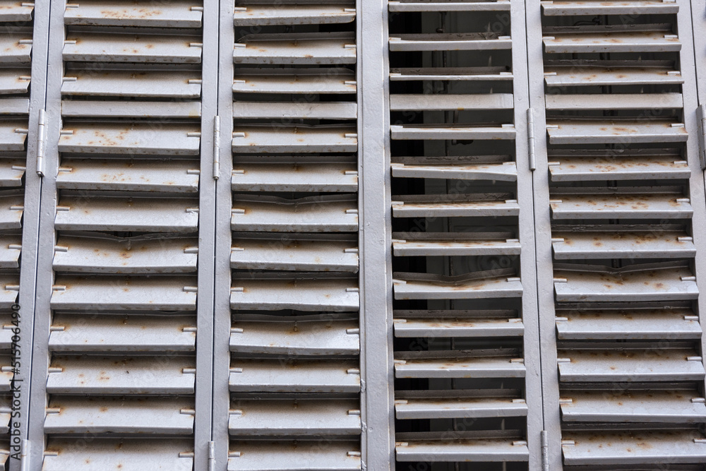 Obraz premium background with shutter. Lines. Abstract. Window.. Architecture. Building. Safe