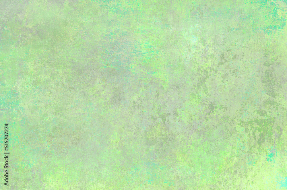 Green stained canvas grunge background