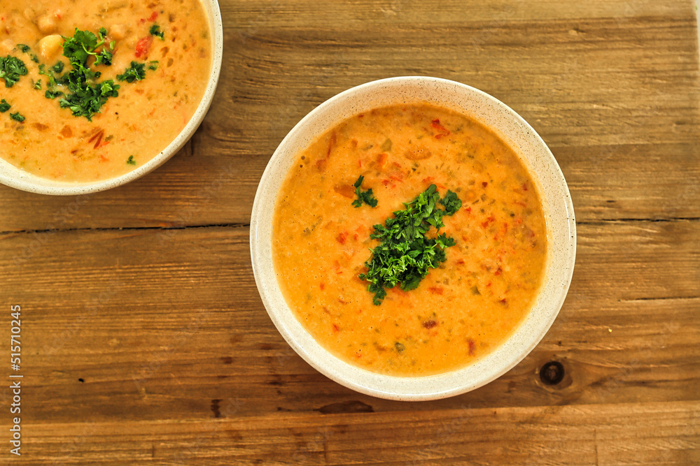 Healthy vegan dish based on chickpeas Healthy vegan dish based on chickpeas