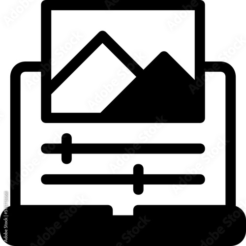adjustment glyph icon