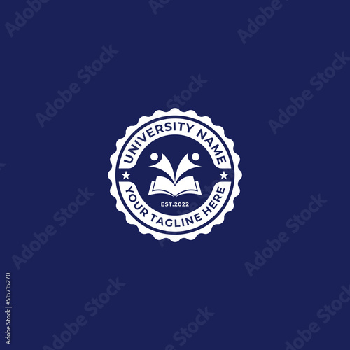 School emblem logo design inspiration