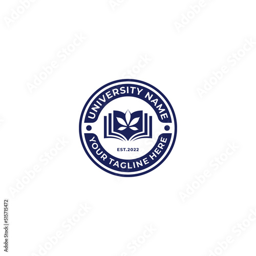 School emblem logo design inspiration