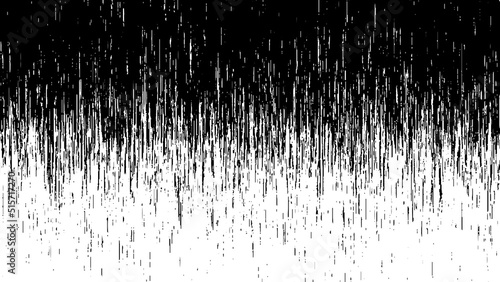 Matrix texture of lines. Futuristic abstract background. Particle pattern. Visualization of big data. Broken screen virus. Vector illustration.