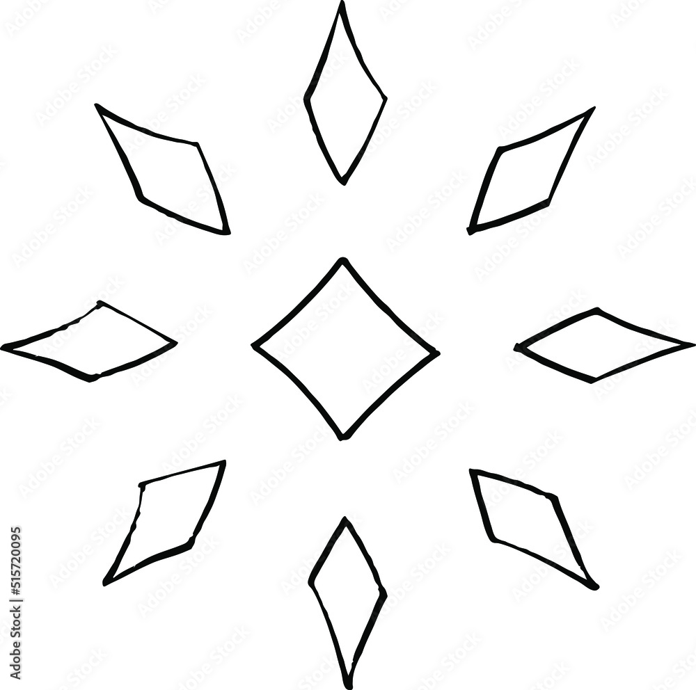 black and white geometric symbol black and white geometric symbol