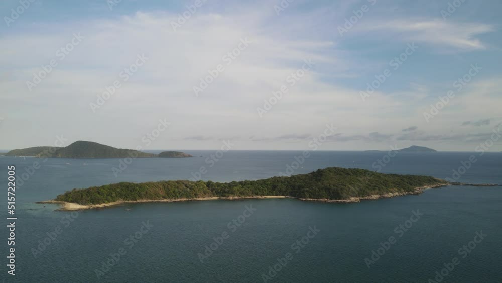 The aerial views of scenic Phuket Island in Thailand The aerial views of scenic Phuket Island in Thailand