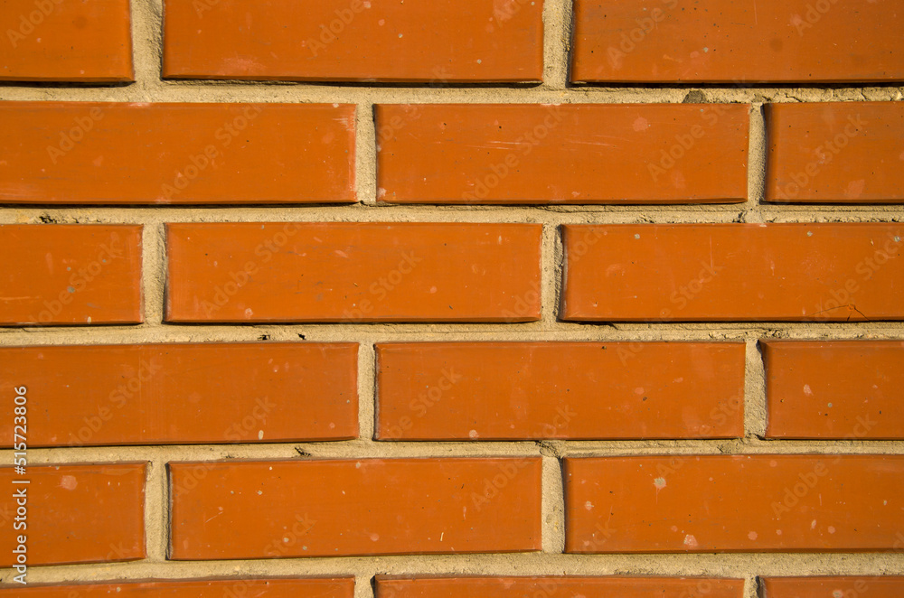 Obraz premium Red brick wall background