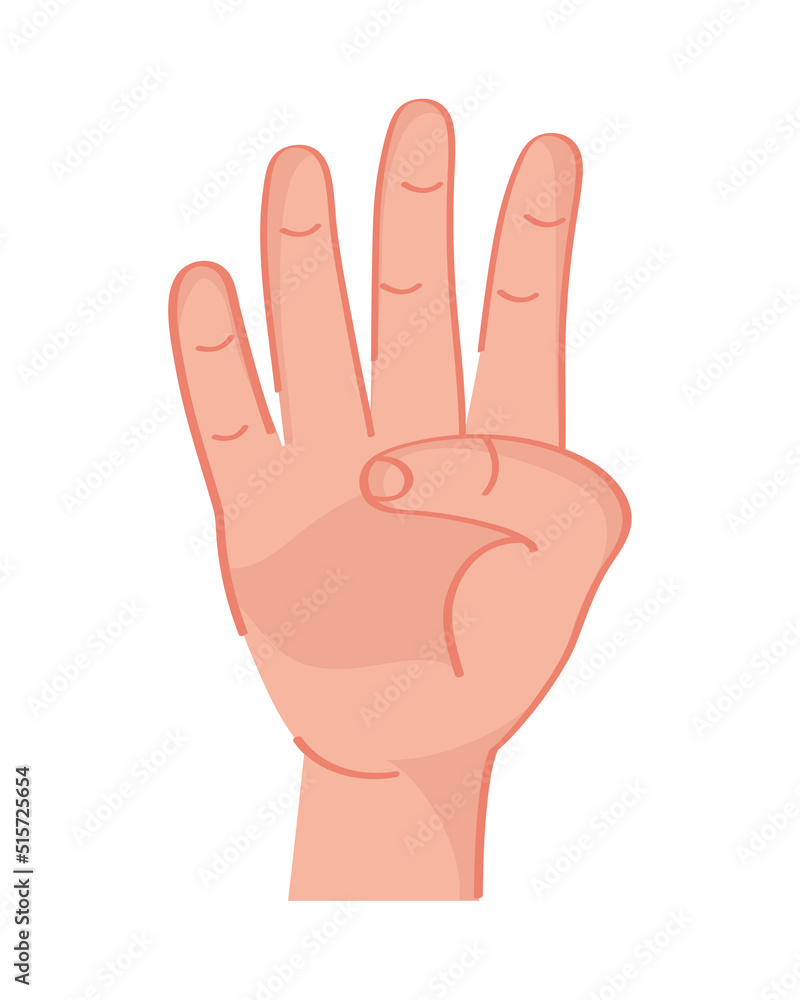 left hand four number left hand four number