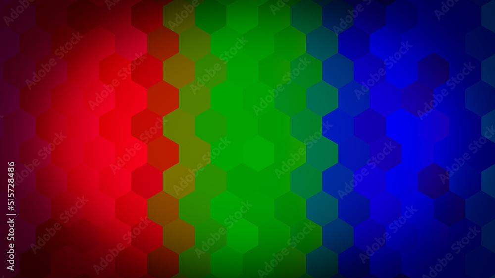 abstract dark RGB pixelate crystalized honeycomb background. Aesthetic low poly hexagon background abstract dark RGB pixelate crystalized honeycomb background. Aesthetic low poly hexagon background