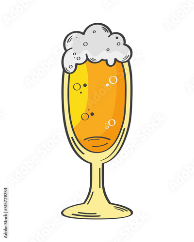 golden beer cup
