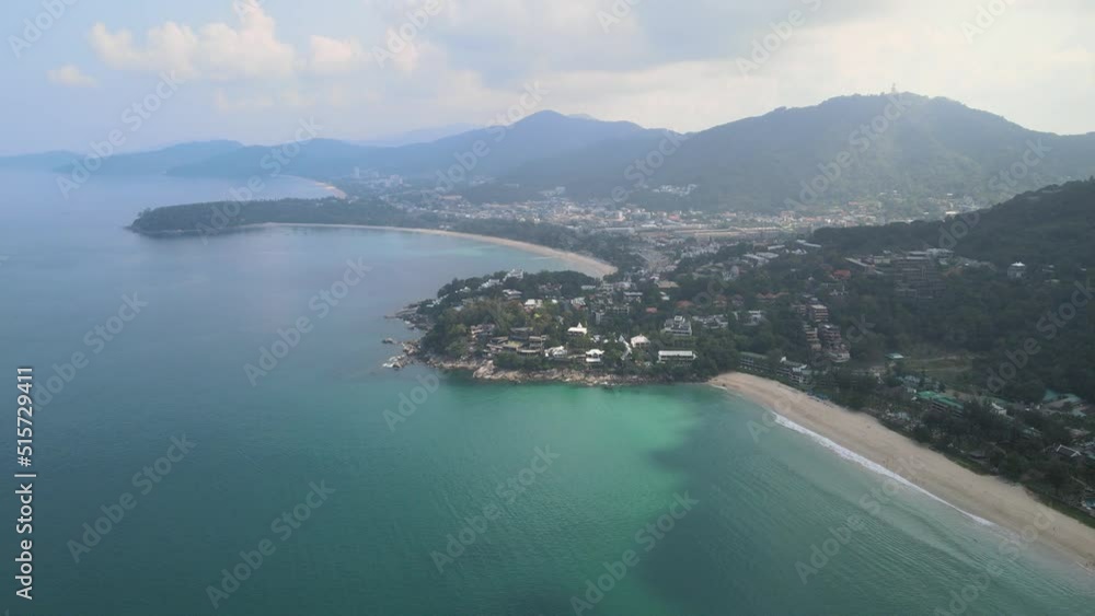 The aerial view of scenic Phuket Island in Thailand The aerial view of scenic Phuket Island in Thailand