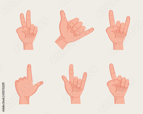 six left hands icons