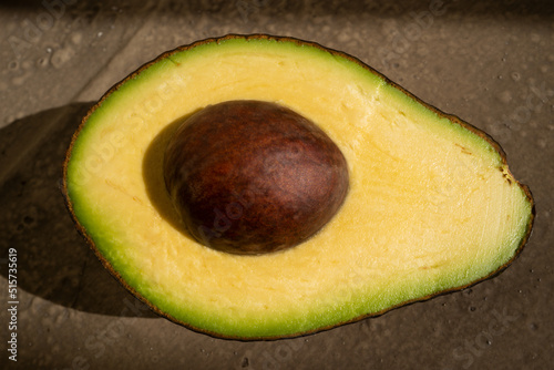 Avocado close up. Professional food avocado photography.