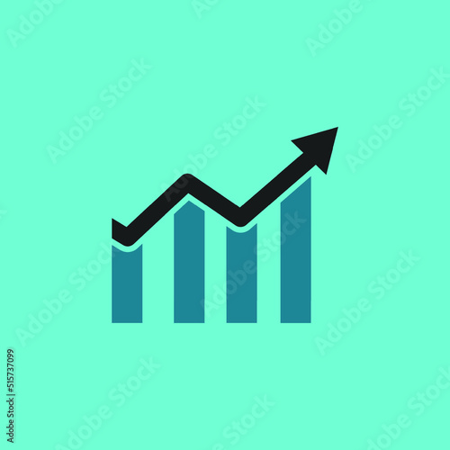statistics percentage pie chart vector icon illustration sign 