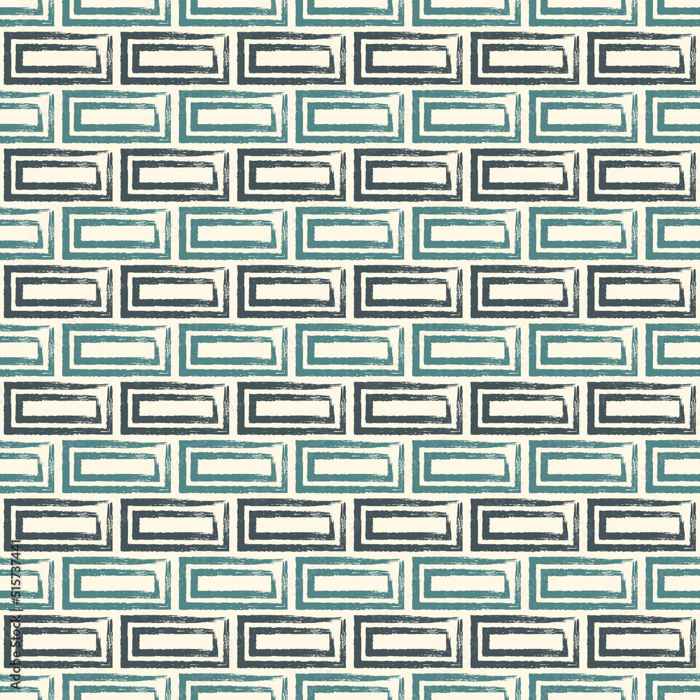 Brick wall motif handdrawn classic geometric print. Paint brush strokes seamless pattern. Freehand grunge design background. Modern urban ornament Brick wall motif handdrawn classic geometric print. Paint brush strokes seamless pattern. Freehand grunge design background. Modern urban ornament