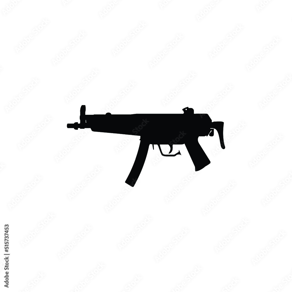 gun weapon vector icon illustration sign 