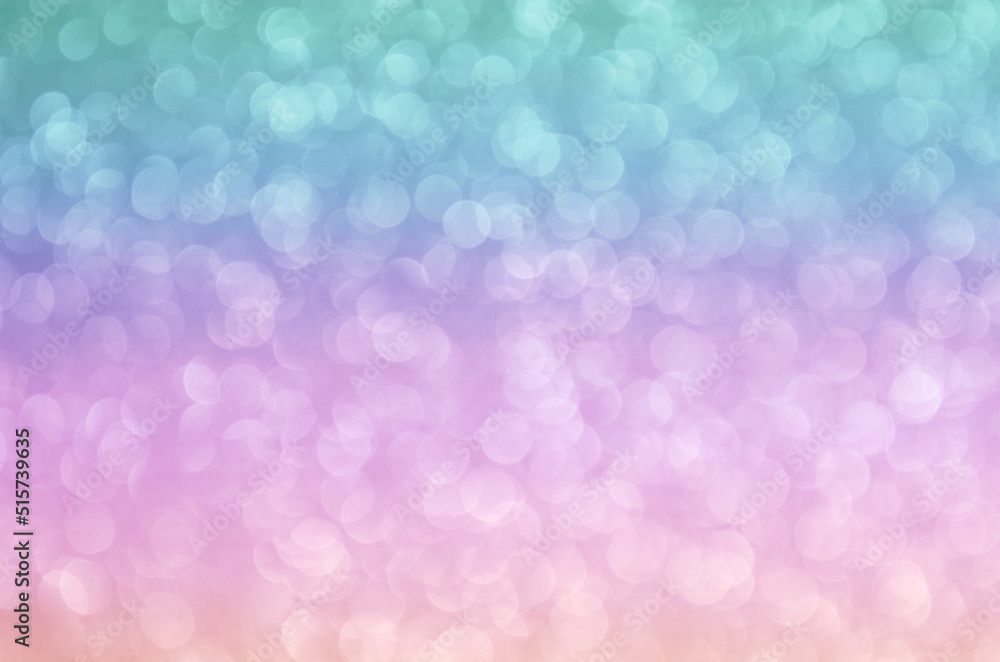 Fondo glitter con efecto bokeh desenfocado de color degradado rosa, azul, lila, violeta, turqueza, anaranjada, verde. Se puede usar como fondo. Fondo glitter con efecto bokeh desenfocado de color degradado rosa, azul, lila, violeta, turqueza, anaranjada, verde. Se puede usar como fondo.