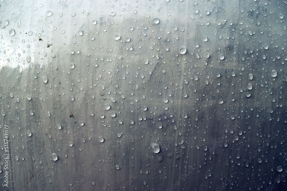 Raindrops on surface texture