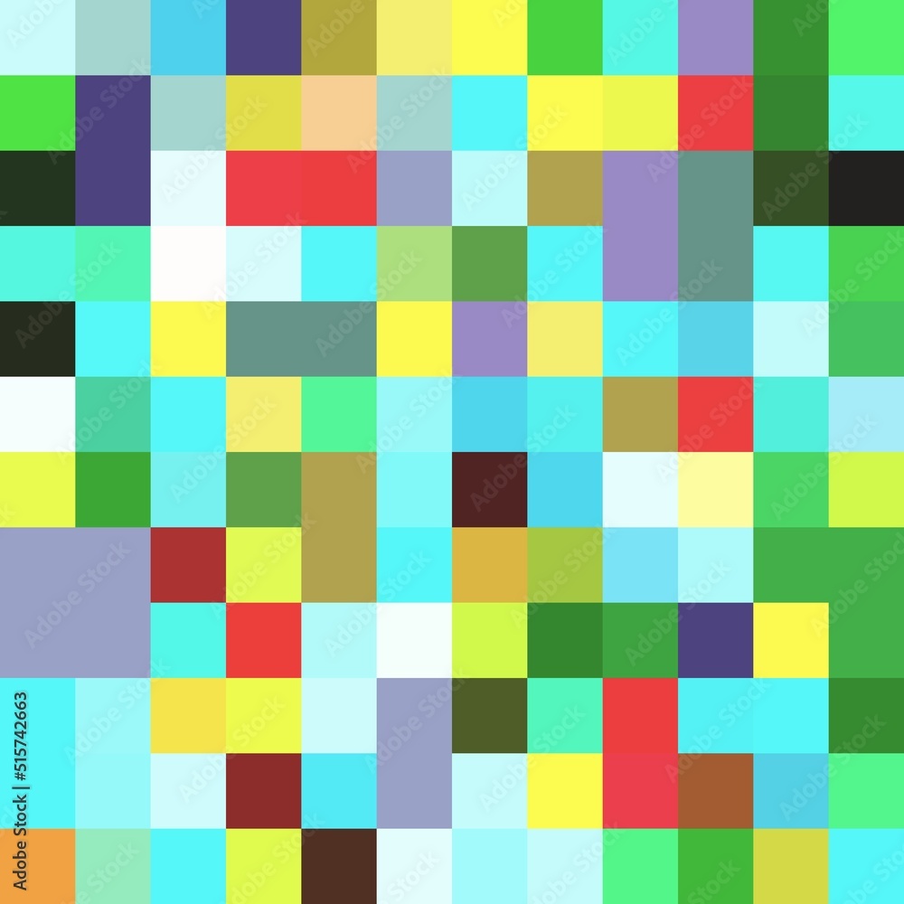 Colorful squares. Mosaic pixel background design Colorful squares. Mosaic pixel background design
