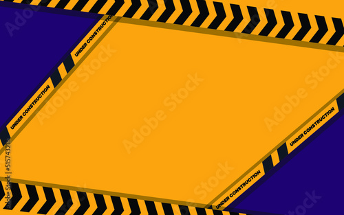 Wallpaper Mural Abstract with construction line with background. Road construction concept. Vector Illustration. Torontodigital.ca