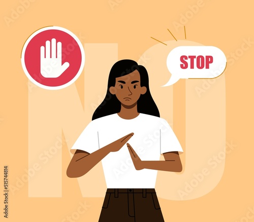 Woman say stop