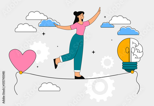 Balance between heart and brain