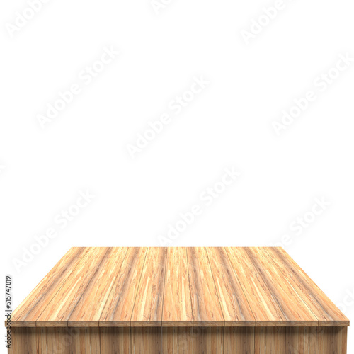 beautiful wood board 3d render for design