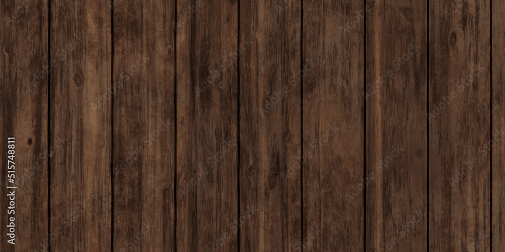 Seamless rustic redwood planks background texture. Tileable stained dark brown hardwood wood floor, wall, deck or table repeat pattern. Vintage old weathered wooden wallpaper backdrop. 3D rendering.. Seamless rustic redwood planks background texture. Tileable stained dark brown hardwood wood floor, wall, deck or table repeat pattern. Vintage old weathered wooden wallpaper backdrop. 3D rendering..