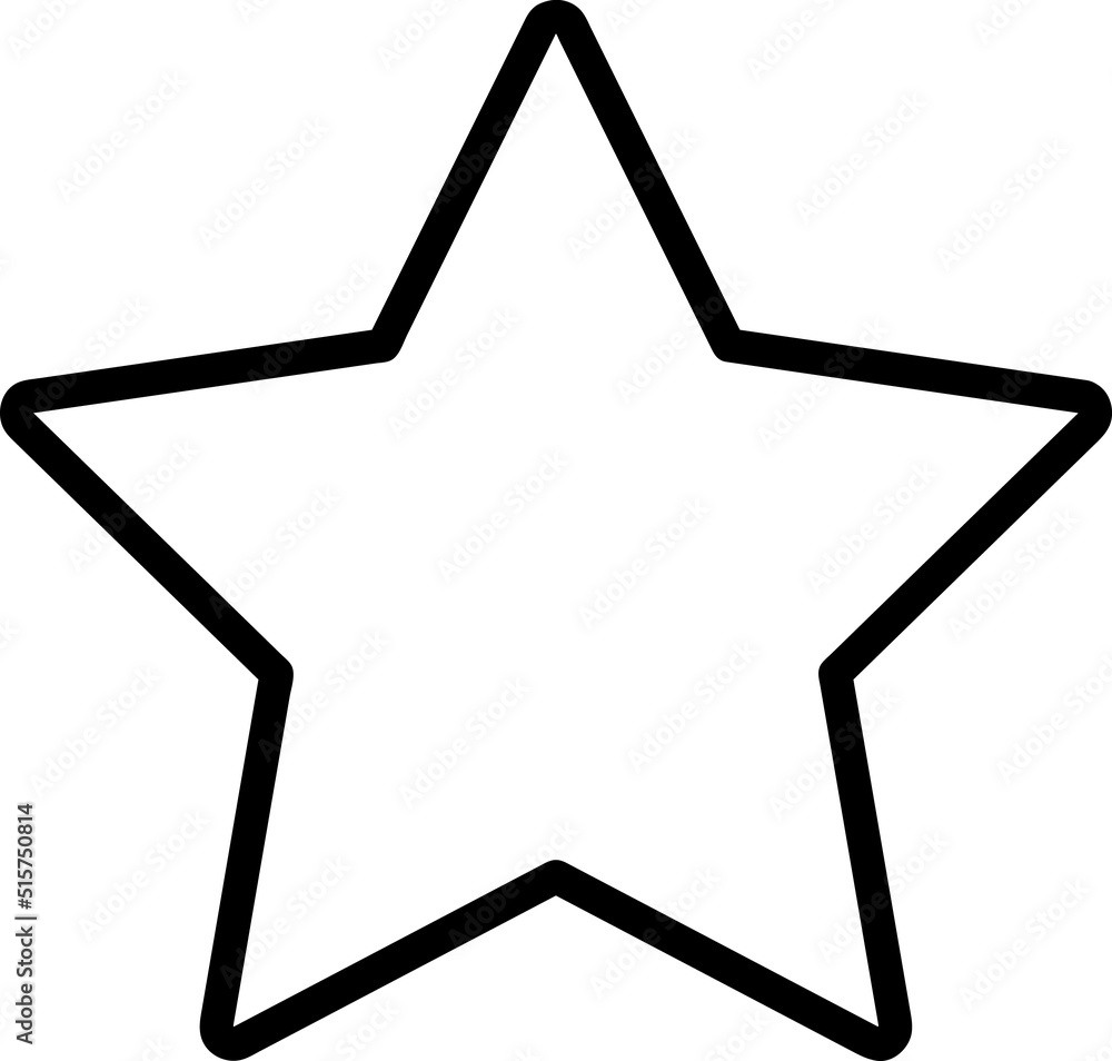 Star icon Vector.illustration line art on white background..eps Star icon Vector.illustration line art on white background..eps