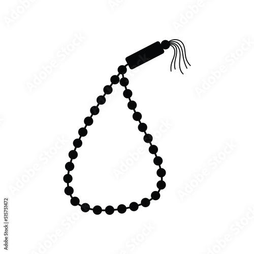 Tasbih icon design isolated on white background