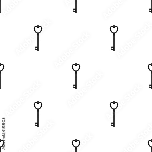 Magic keys with heart. Catch luck, tint, hint concept. Mystery or clue wallpaper. Fairytale, fantasy wonderland background