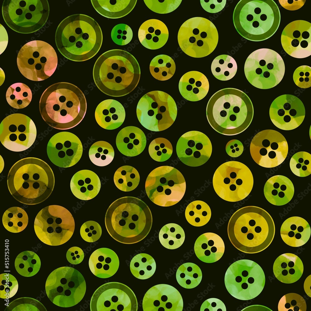 Hobbies seamless plastic buttons pattern for fabrics and wrapping paper and clothes print and kids and homemade products Hobbies seamless plastic buttons pattern for fabrics and wrapping paper and clothes print and kids and homemade products
