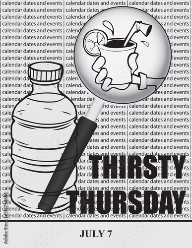 Illustration for Thirsty Thursday