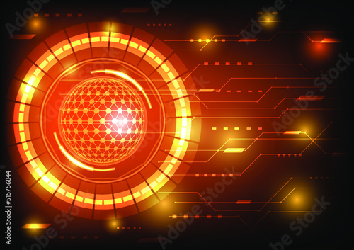 Abstract technology background Hitech communication concept innovation background, vector illustration