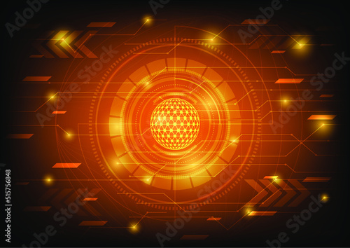 Abstract technology background Hitech communication concept innovation background, vector illustration