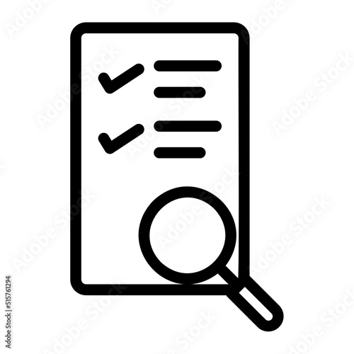 spreadsheet line icon
