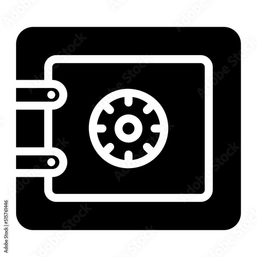 safebox glyph icon