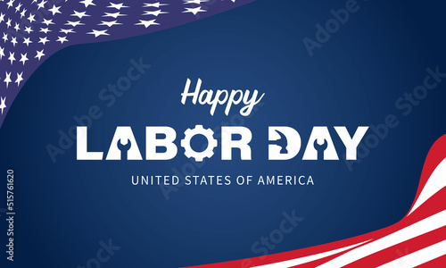 labor day Background Design. Greeting Card, Banner, Poster. Vector Illustration.