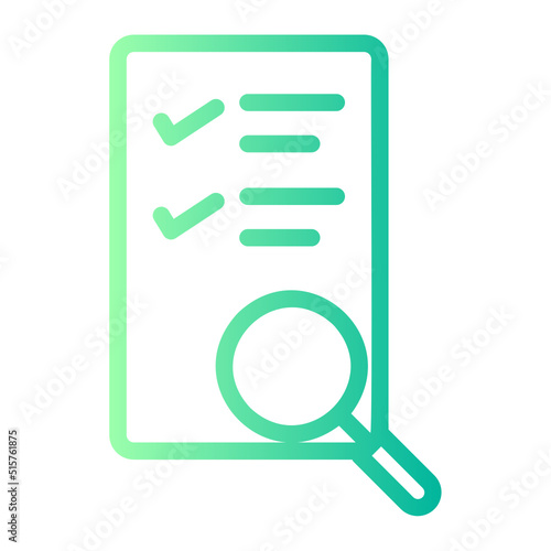 spreadsheet gradient icon