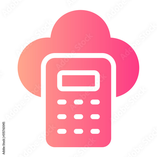accountant gradient icon