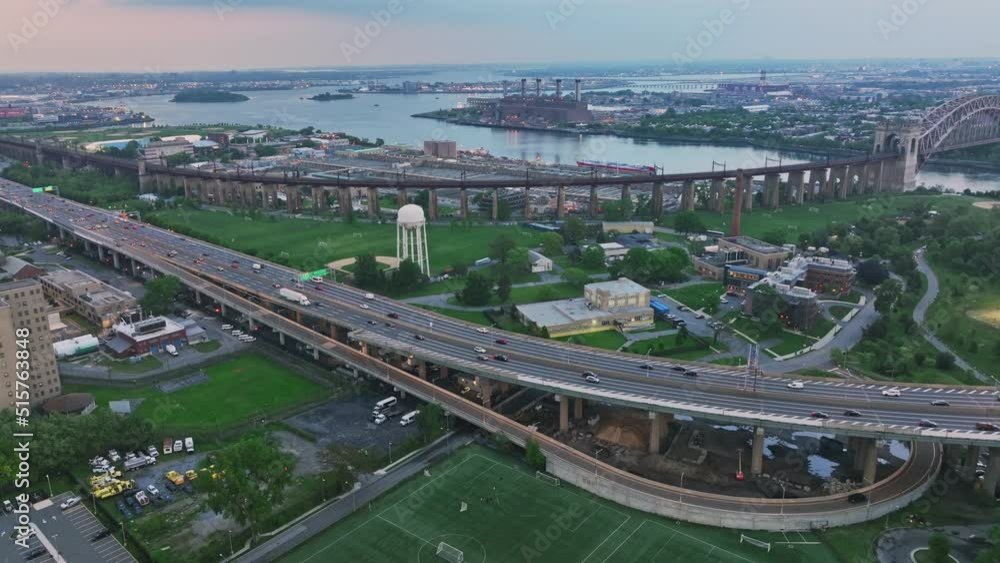 Freeway busy city rush hour heavy traffic jam highway Freeway busy city rush hour heavy traffic jam highway