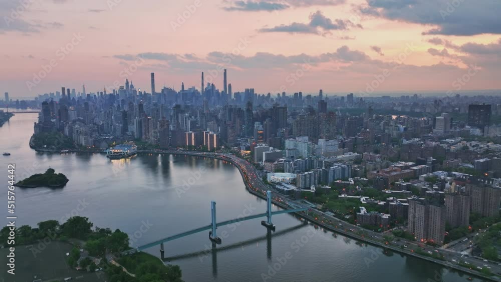 Triborough Bridge connects Queens and The Bronx, NY Triborough Bridge connects Queens and The Bronx, NY