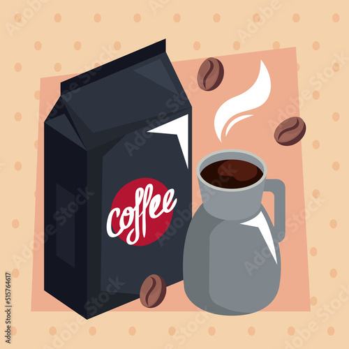 coffee isometric kettle with bag