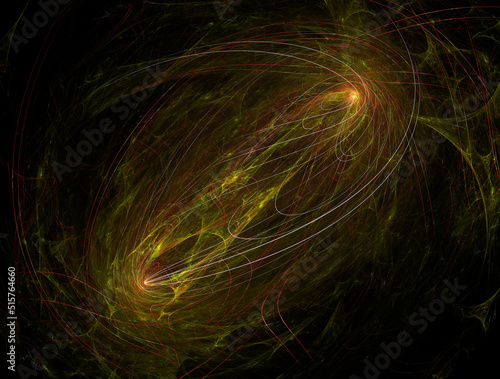 Imaginatory fractal abstract background Image