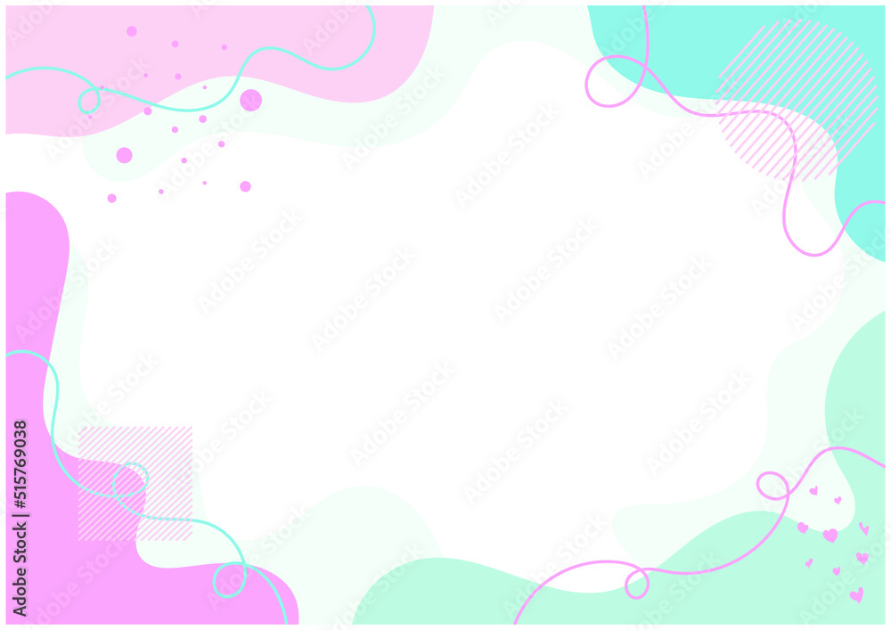 colorful aesthetic hand drawn background